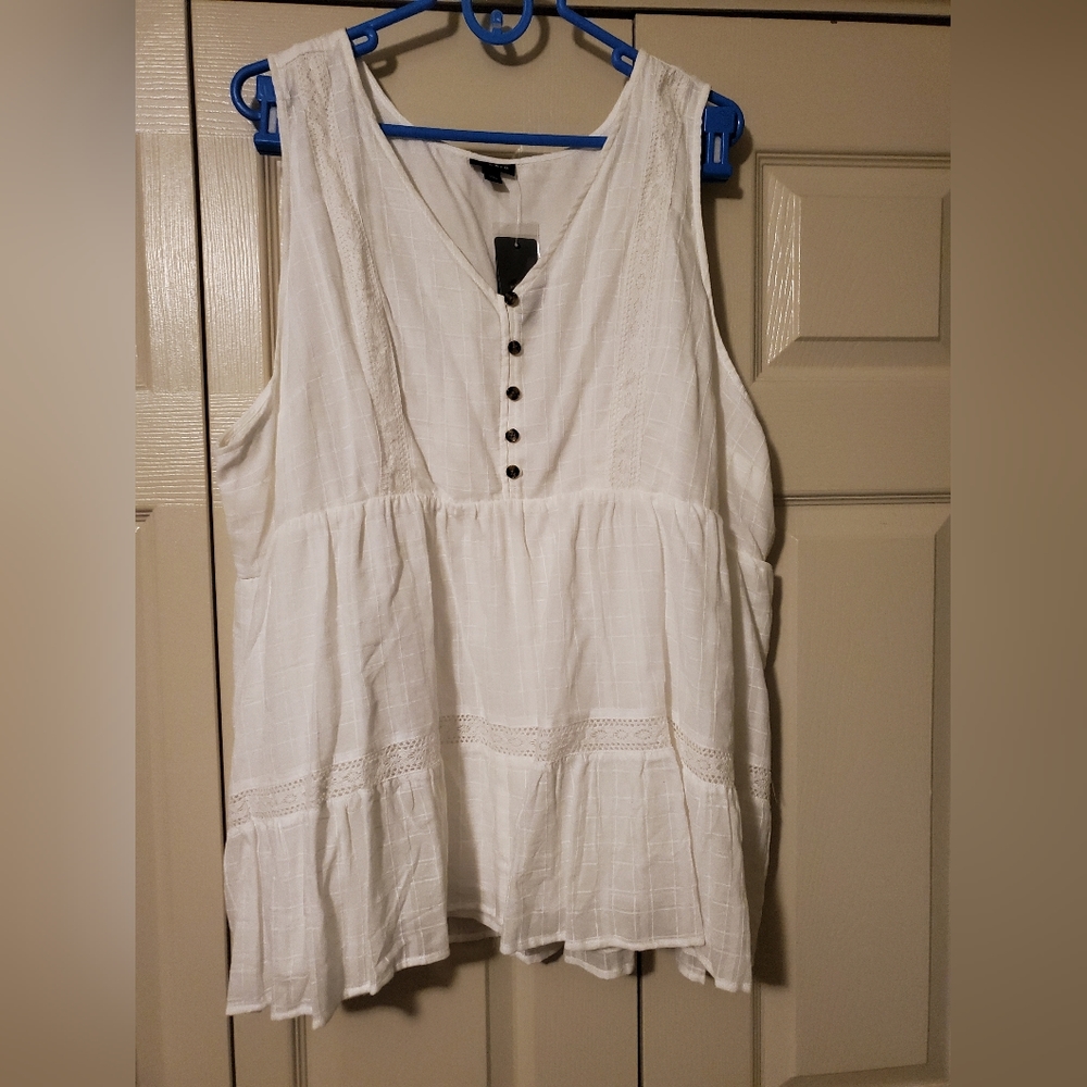 Torrid cotton baby doll top